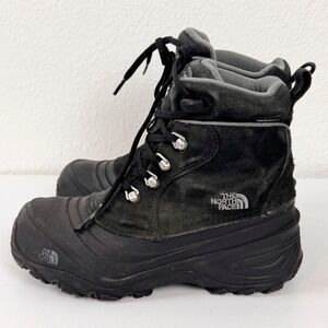 The North Face Kids Black Waterproof Insulated Winter Snow Boots Size 3